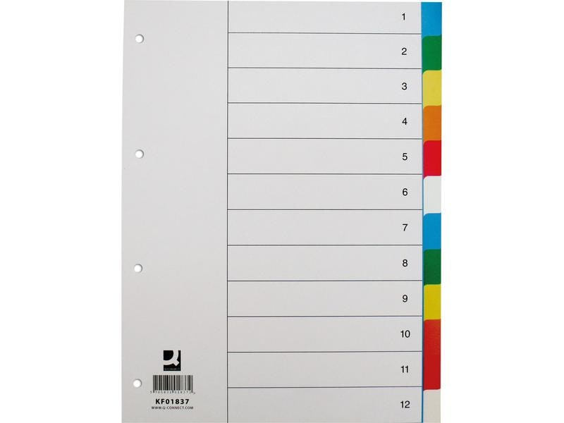 CONNECT Registre A4 12 onglets