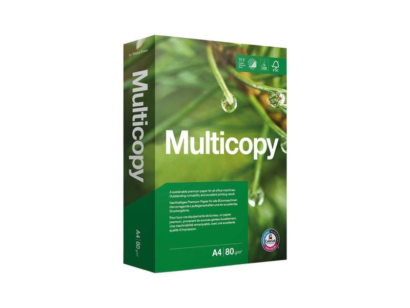 Multicopy Papier pour photocopie A4, Blanc, 80 g/m², 2500 Feuille