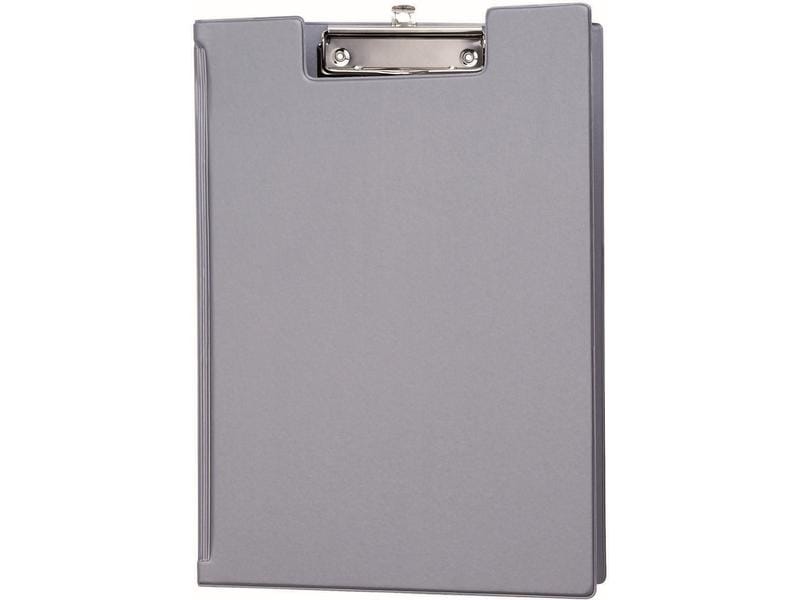 Maul Porte-documents avec film plastique et couvercle Argenté