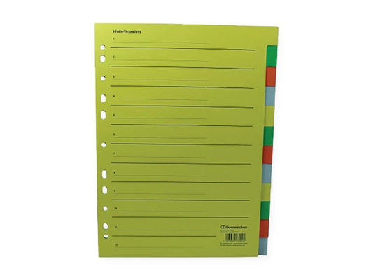 Soennecken Registre RC, 1-12