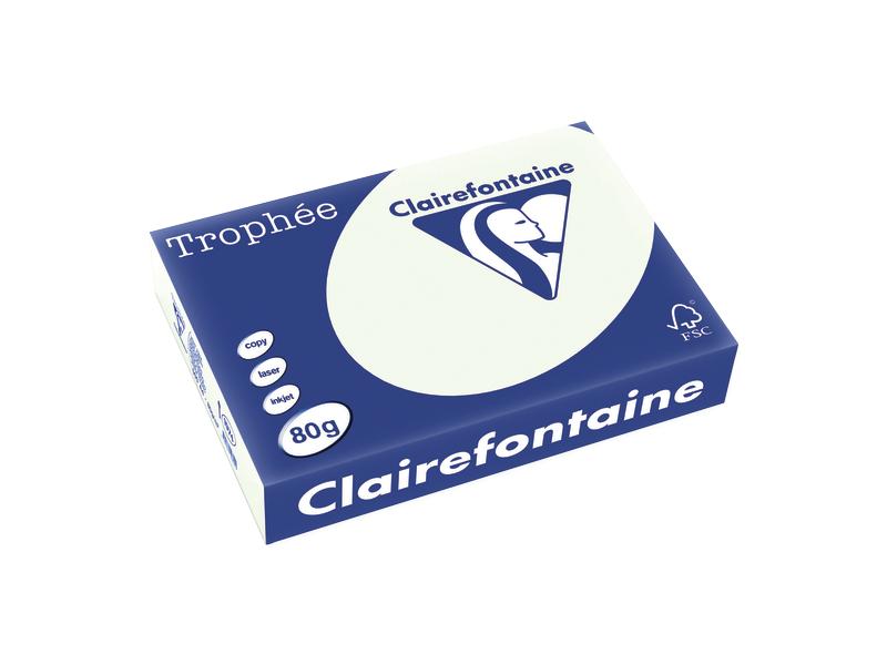Clairefontaine Papier pour photocopie Trophée Colored Copy FSC A4, 80 g/m², vert tilleul