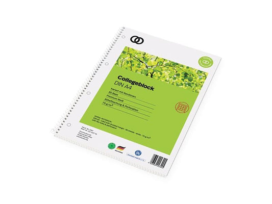 Soennecken Carnet de notes A4, quadrillé, 80 feuilles