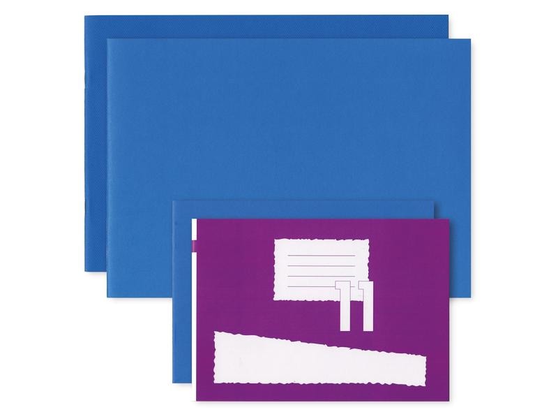 office focus Cahier d'école A5, Vierge, Violet, 10 Pièce/s