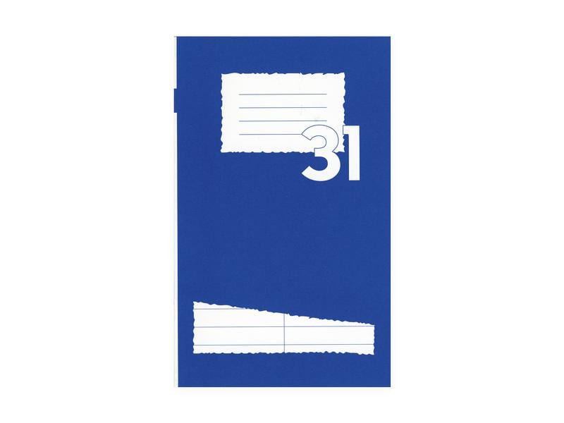 office focus Cahier d'école FSC 14 x 20 cm, À lignes, Bleu, 10 Pièce/s