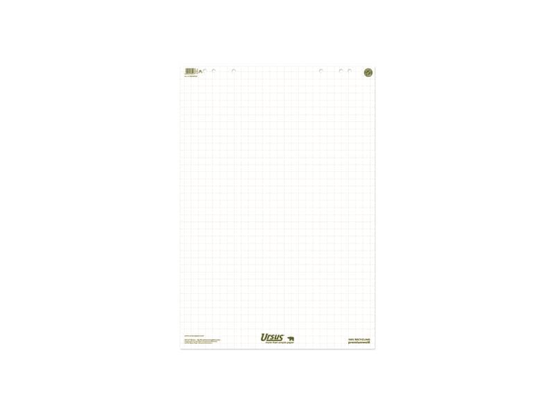 Ursusgreen Tableau à feuilles 68 x 99 cm, 20 feuilles, quadrillé, 5 Pièce/s