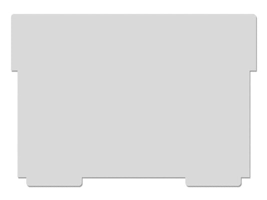 Styro Boîte à fiches Plaques pivotantes A5 horizontal, Gris, 2 pièces
