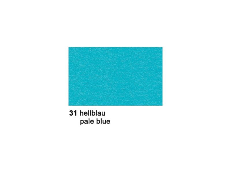 URSUS Papier coloré 50 x 70 cm 130 g/m², 10 feuilles, bleu clair