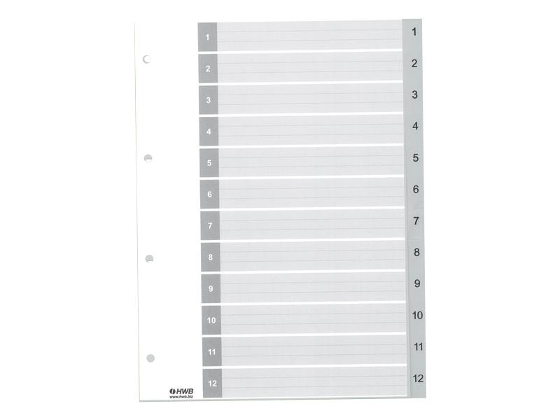 HWB Registre A4, PP 1-12