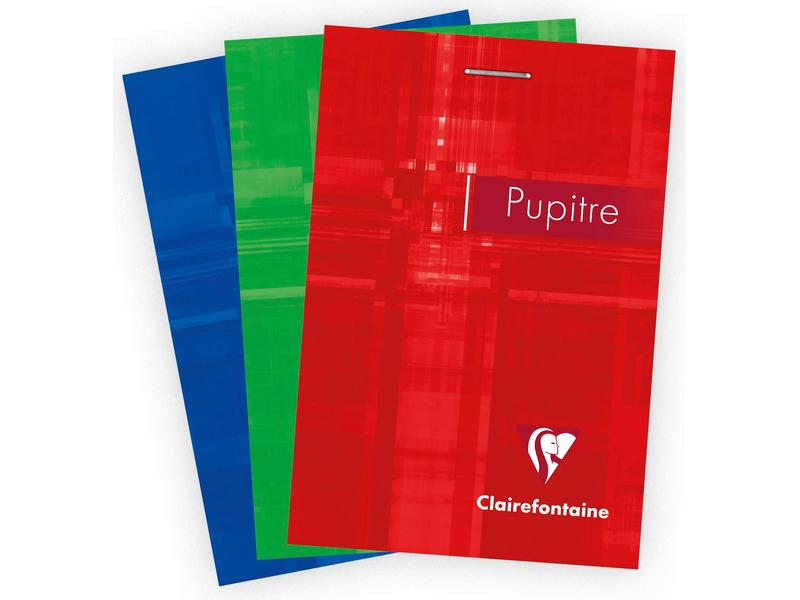 Clairefontaine Cahier d'école 80 feuilles, A7, quadrillé 5 mm, assorti, 10 Pièce/s