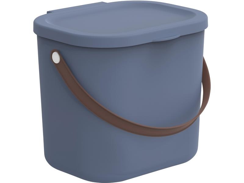Rotho Boîte de rangement Albula 6 l, bleu horizon