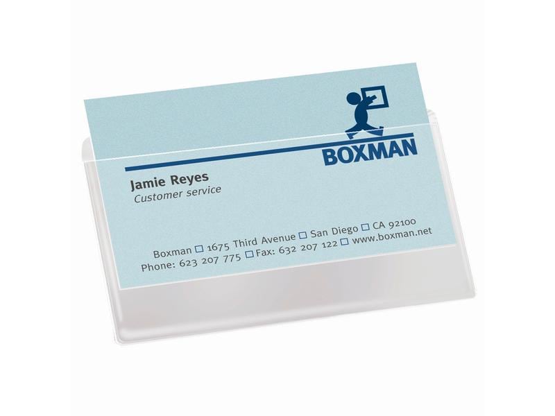3L Étui pour cartes de visite 105 x 60 mm, 100 pièces
