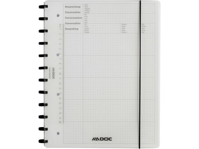 Adoc Carnet de notes Meeting-Ex A4, quadrillé