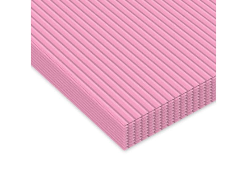 URSUS Papier ondulé 50 x 70 cm 10 pièces, rose