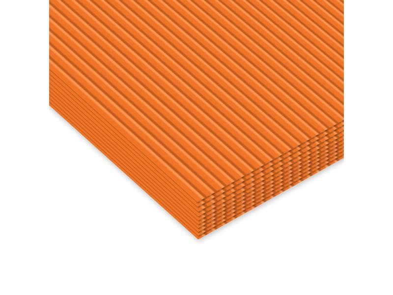 URSUS Papier ondulé 50 x 70 cm 10 pièces, orange