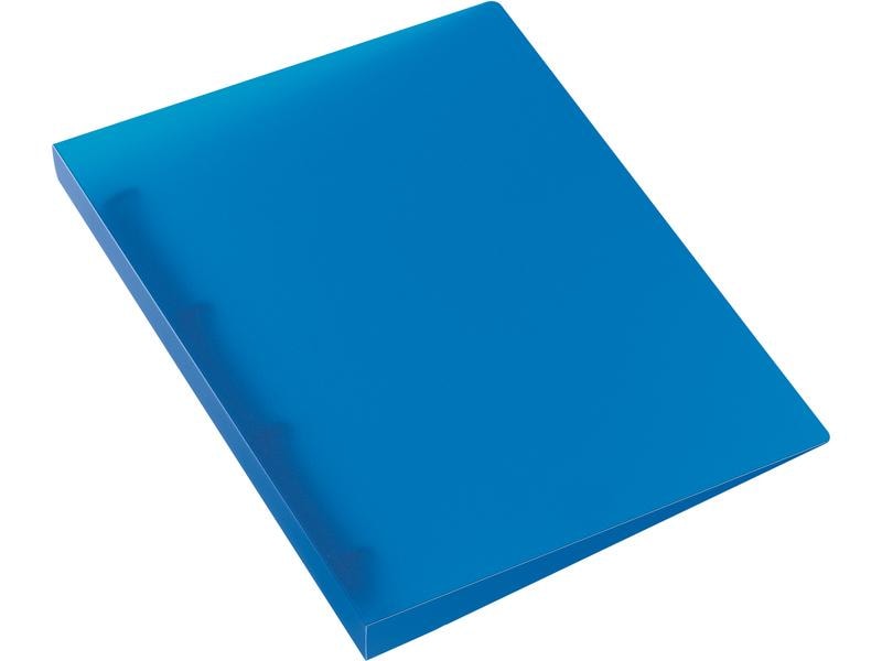 Kolma Classeur à anneaux Easy Ø 3 cm, Bleu/Transparent