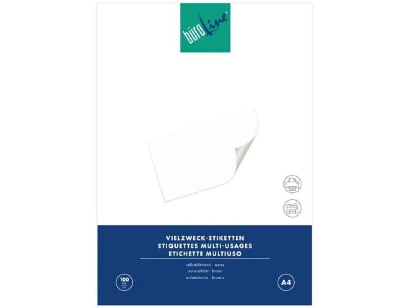 Büroline Étiquettes universelles 192 x 61 mm 400 pièces