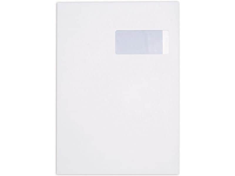 Büroline Enveloppe avec fenêtre C4 Blanc, 250 pièces