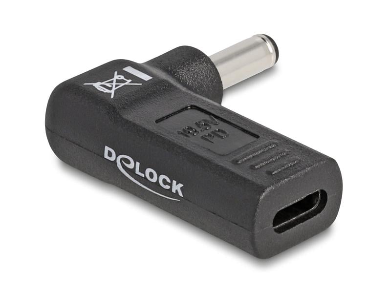 Delock Adaptateur USB-C vers Dell 4.5 x 3.0 mm angulé à 90°