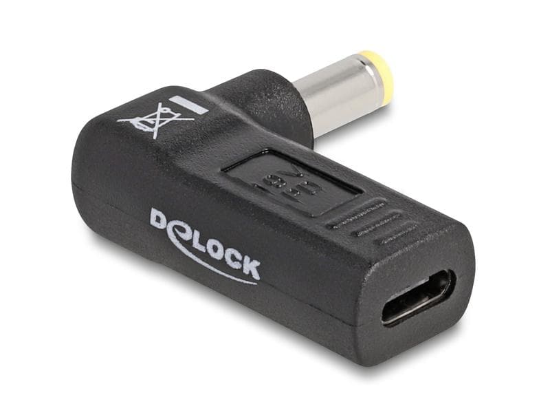 Delock Adaptateur USB-C vers Acer 5.5 x 1.7 mm angulé à 90°