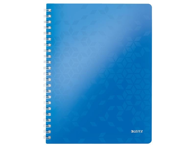 Leitz Carnet de notes WOW College A4, À carreaux, Bleu