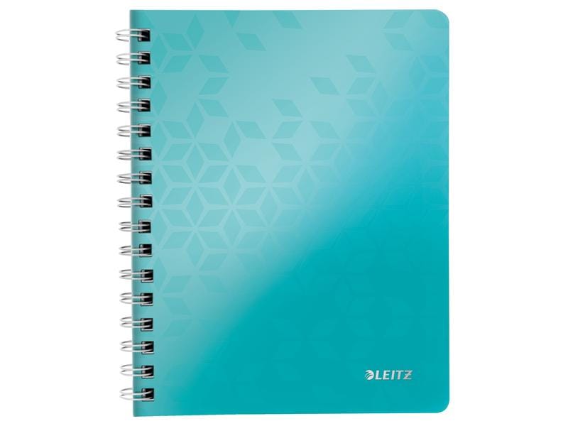 Leitz Carnet de notes Wow College A5, À carreaux, Turquoise