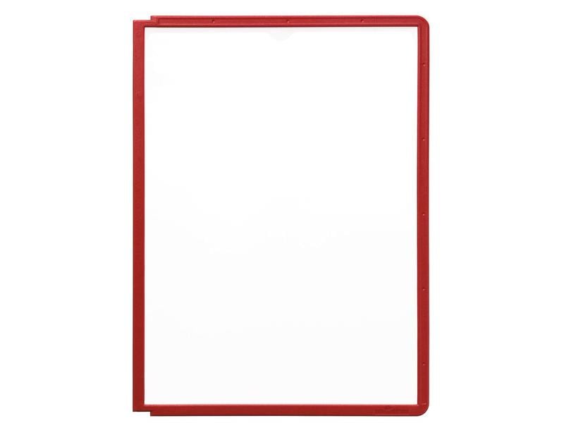 DURABLE Porte-documents Sherpa Rouge, 5 pièces