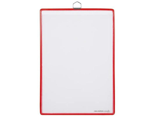 Tarifold Porte-documents Pochette transparente pour présentoir T Rouge, 5 pièces