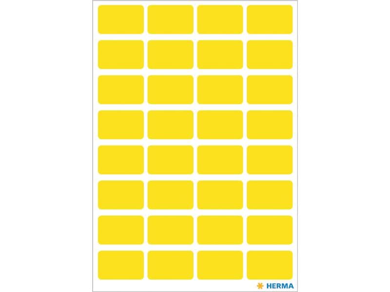 Herma Stickers Étiquettes multi-usage 1.2 x 1.8 cm, 160 étiquettes, jaune