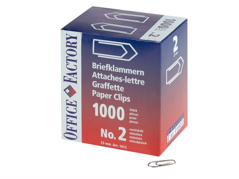 Smart Office Trombone Gr. 2, longueur 23 mm, 1000 pièces