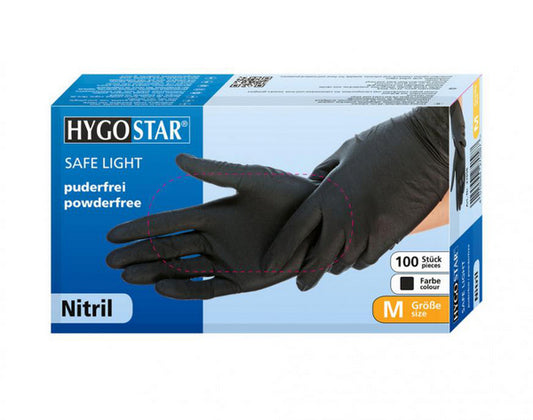 HYGOSTAR SAFE LIGHT gants nitrile Taille S