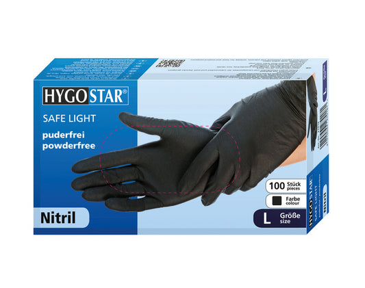 HYGOSTAR SAFE LIGHT gants nitrile Taille L