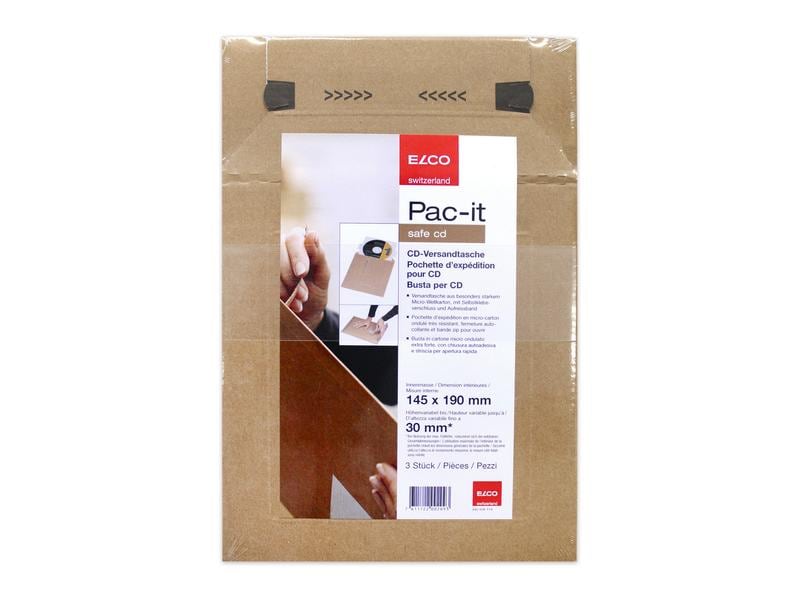 ELCO Enveloppe CD/DVD, 180 x 195 mm, 1 pièce