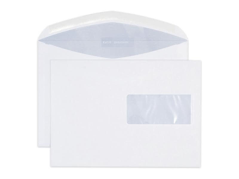 ELCO Enveloppe avec fenêtre Premium C5, Droite, 500 Pièce/s