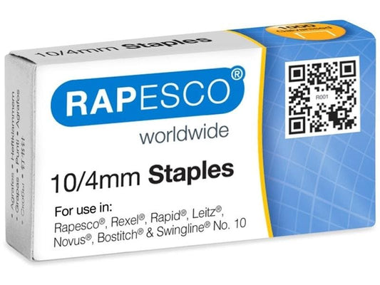 Rapesco Agrafe No.10, 20 x 1000 pièces