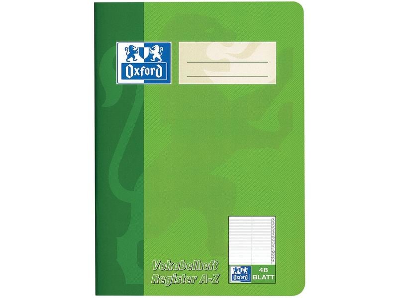 Oxford Cahier d'école A5, vert