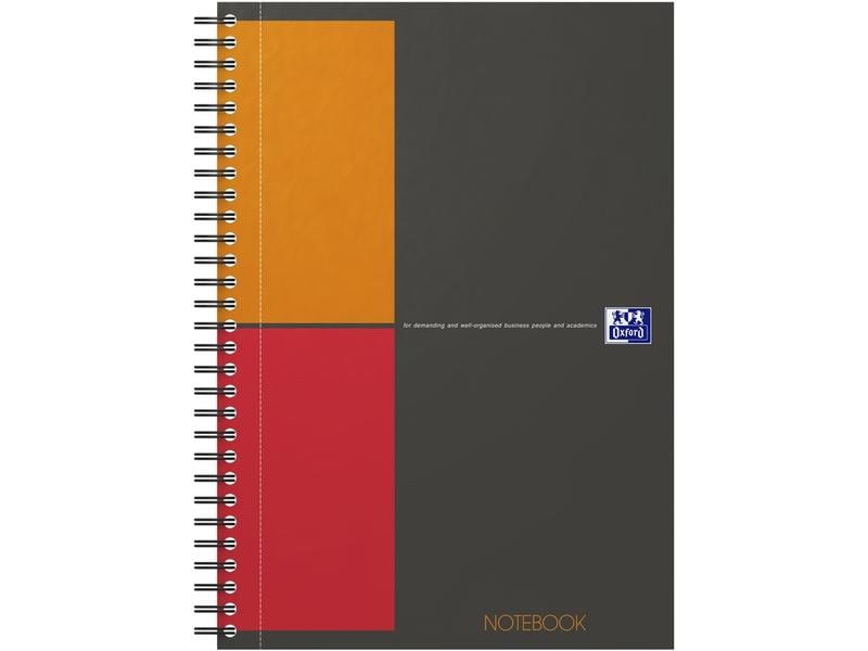 Oxford Bloc-notes B5, quadrillé, gris