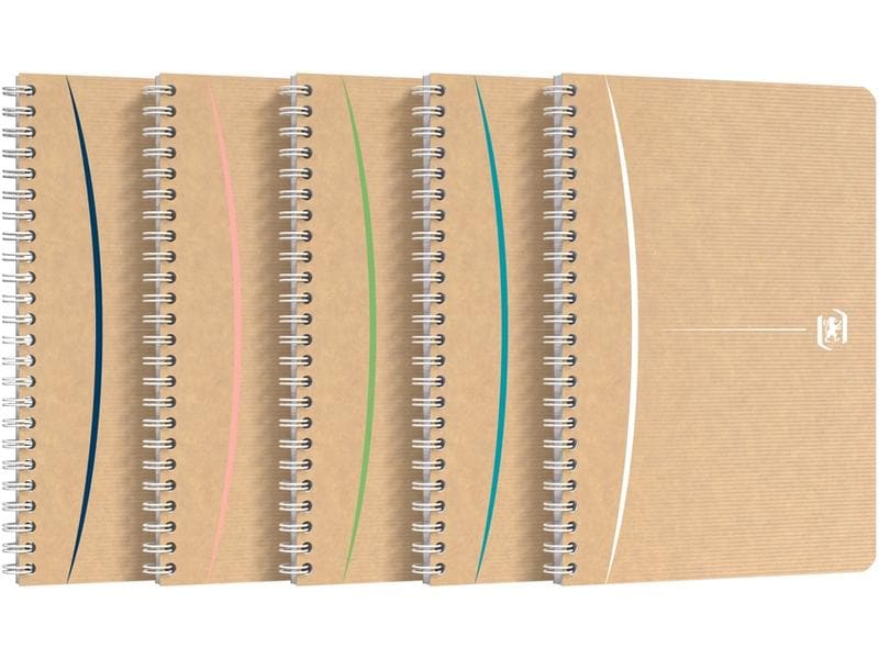 Oxford Carnet de notes A5, quadrillé, assorti