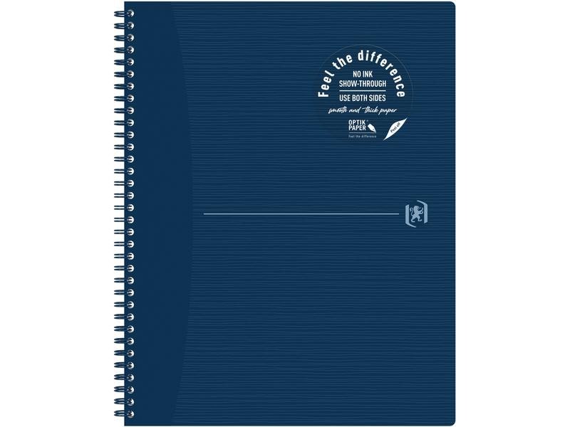 Oxford Bloc-notes A4+, quadrillé, bleu