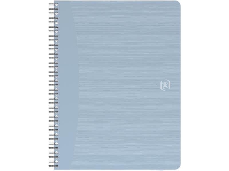 Oxford Carnet de notes Cahier à spirales ligné, bleu