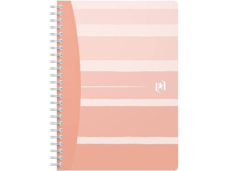 Oxford Carnet de notes A5, ligné, corail