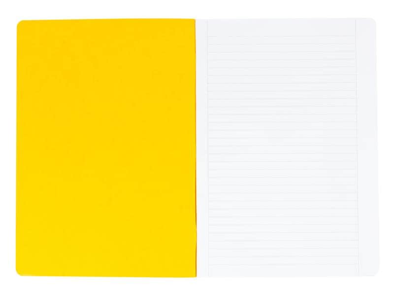 office focus Cahier d'école A4, À lignes, Jaune, 10 pièces