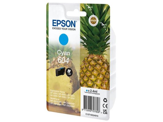 Epson Encre No. 604 / C13T10G24010 Cyan