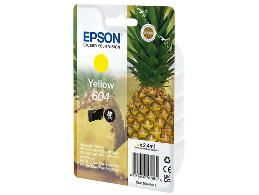 Epson Encre No. 604 / C13T10G44010 Yellow