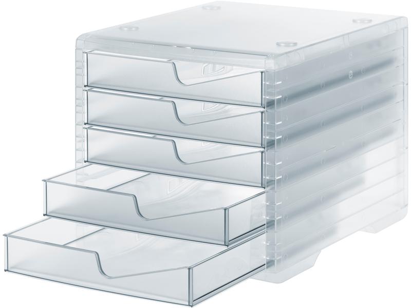 Styro Boîte à tiroirs Styroswingbox light Transparent