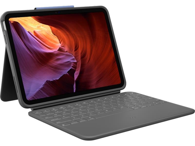 Logitech Couvre-clavier pour tablette Rugged Folio iPad (10. Gen, A16/2025)