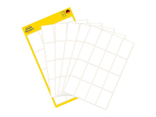 Avery Zweckform Étiquettes multi-usage 29 x 18 mm, 6 feuille