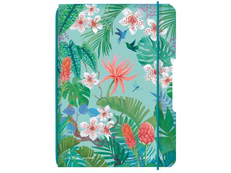 Herlitz Carnet de notes Ladylike Jungle A6, 40 feuilles, pointillés