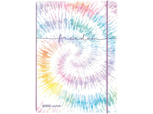 Herlitz Carnet de notes Batik Freedom A4, 2 x 40 p., ligné/cartonné