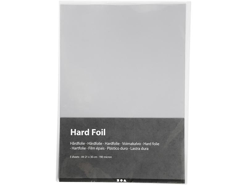 Creativ Company Papier de bricolage A4, 5 feuilles, Transparent