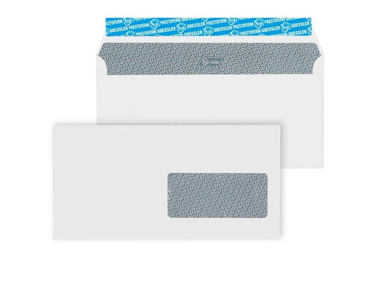 Goessler Enveloppe G-Line C5/6 avec fenêtre à droite, 500 pièces